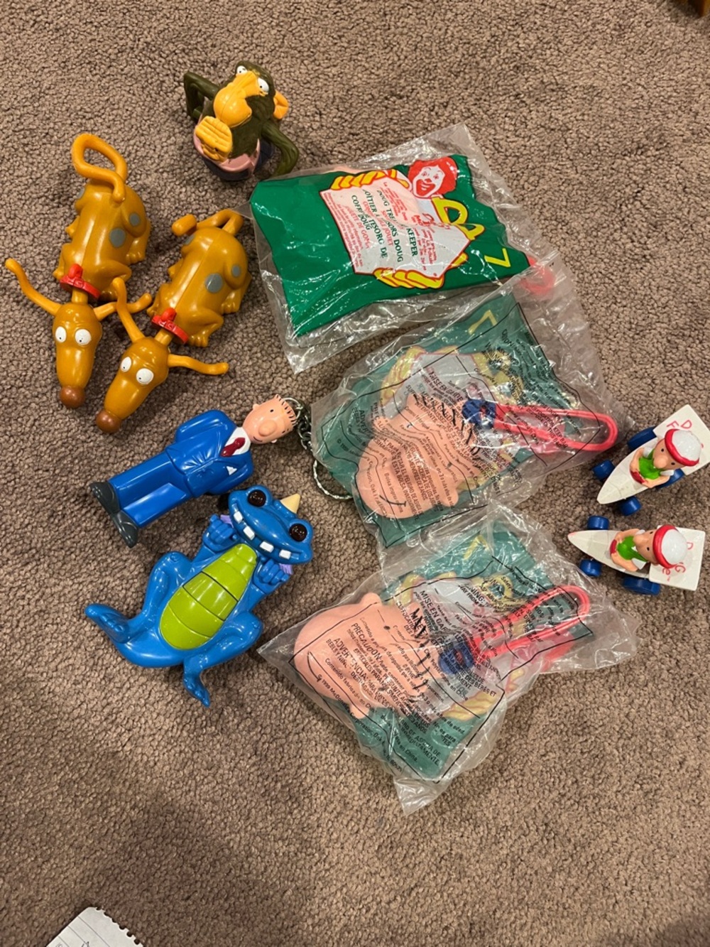 Doug Funnie / Rugrats Play Figure collection